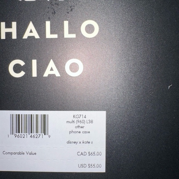 Kate Spade Mickey & Minnie iPhone 15Pro case - Picture 4 of 4